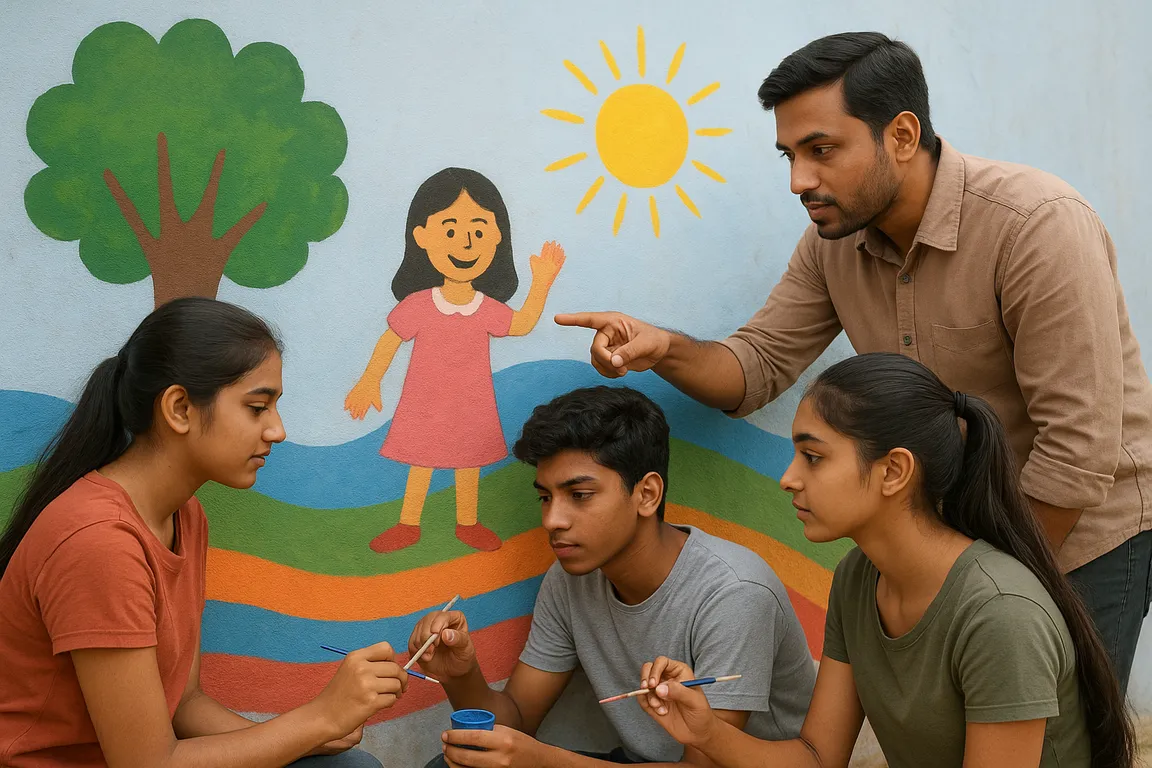 Clay Mural Making Workshop Chennai